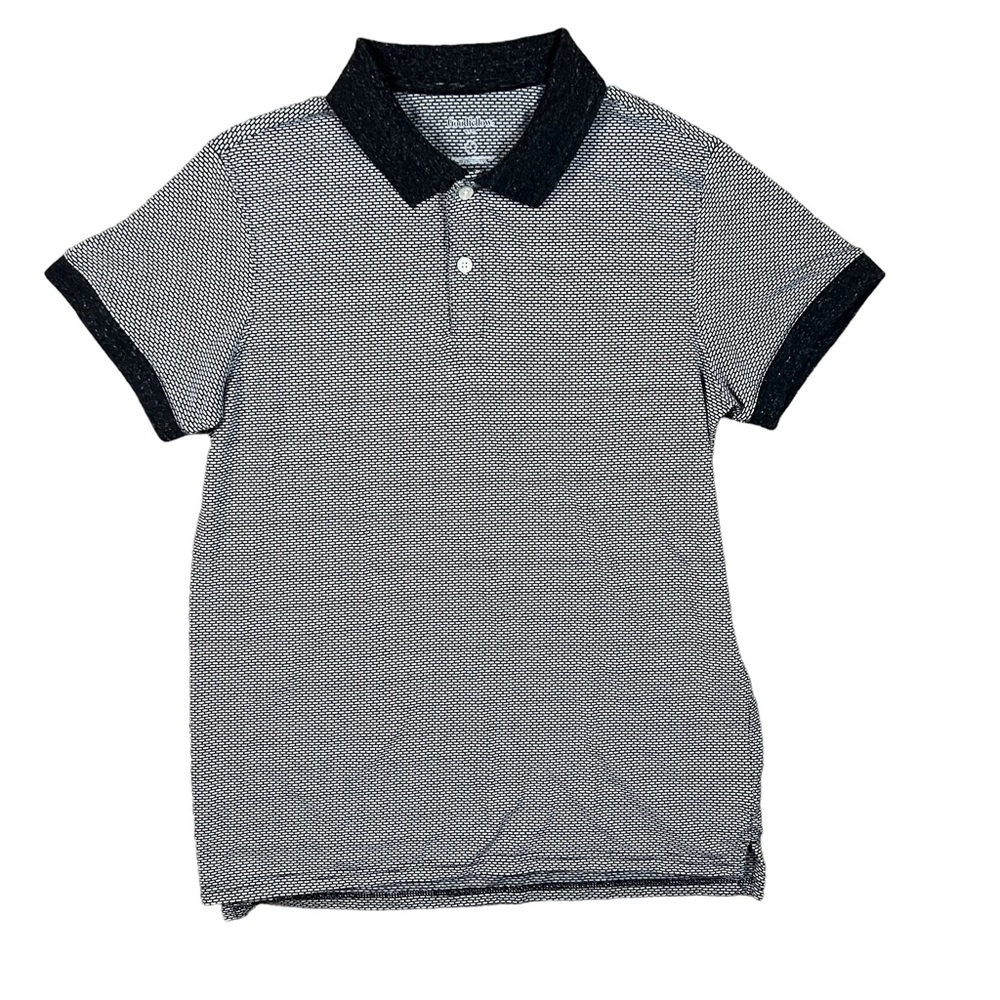 Good Fellow Large Standard Fit Gray Collared Short Sleeve Shirt